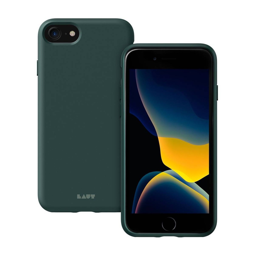 Laut | Crystal Matter Case For Iphone Se 2020 / Iphone 8/7/6 |Crystal Clear Design | Advanced Protection | Scratch-Resistant | Shock-Resistant • Green Pine