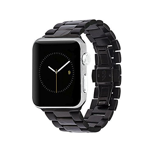Case-Mate - Metal Linked Band - 42mm 44mm Stainless Steel Apple Watch Band - Apple Watch Series 1, 2, 3, 4, 5 - Black, Model:Cm034064