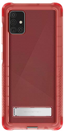 Ghostek Covert Galaxy A51 Case Clear With Kickstand Super Slim Fit Shockproof Design With Scratch Resistant Back And Anti Slip Hand Grip Wireless Charging Compatible 2020 Galaxy A51 (6.5 Inch) - Pink