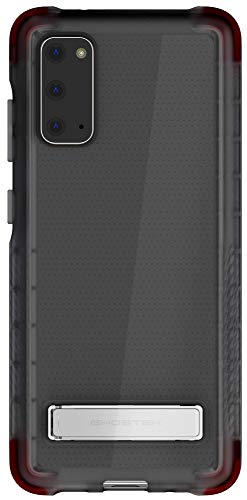 Ghostek Covert Galaxy S20 Clear Case With Built-In Stand And Secure Hand Grip Bumper Super Thin Slim Fit Design And Wireless Charging Compatible Phone Cover For 2020 Galaxy S20 5g (6.2 Inch) - (Smoke)