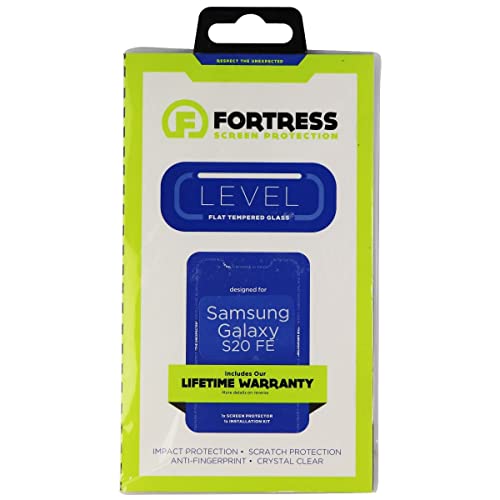 Fortress Focus Series Flat Tempered Glass For Samsung Galaxy S20 Fe - Clear