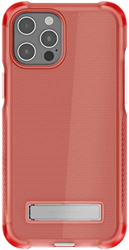 Ghostek Covert Clear Designed For Iphone 12 Case And Iphone 12 Pro Case Metal Stand Compatible With Magsafe And Wireless Charging Silicone Cover 2020 Iphone12 5g And Iphone 12pro 5g (6.1 Inch) (Pink), Ghocas2591