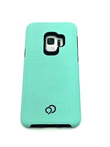 Nimbus9 Latitude Series Dual Layer Qi Enabled Case For Samsung Galaxy S9 - Textured Mint/Black