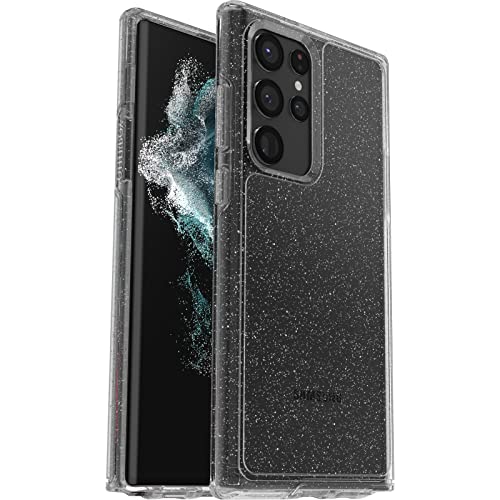 Otterbox Galaxy S22 Ultra Symmetry Series Case - Stardust (Silver Flake), Ultra-Sleek, Wireless Charging Compatible, Raised Edges Protect Camera & Screen