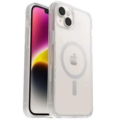 Otterbox Iphone 14 Plus Symmetry Series+ Case - Clear , Ultra-Sleek, Snaps To Magsafe, Raised Edges Protect Camera & Screen