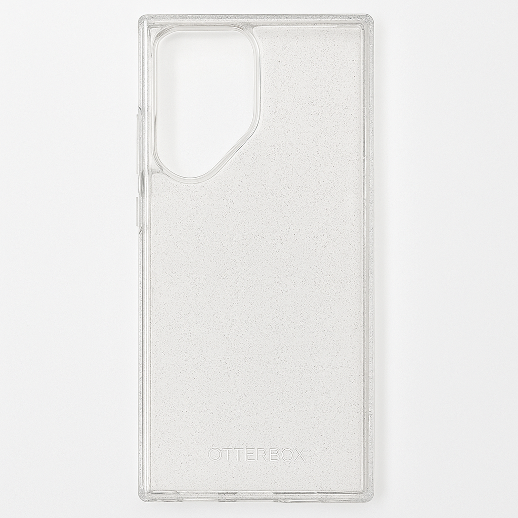 Otterbox Galaxy S23 Ultra Symmetry Series Case - Stardust (Clear/Glitter), Ultra-Sleek, Wireless Charging Compatible, Raised Edges Protect Camera & Screen