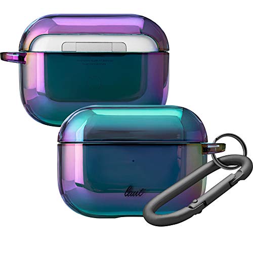 Laut - Holo Case For Airpods Pro |Iridescent Finish | Anti Scratch | Carabiner Included • Midnight