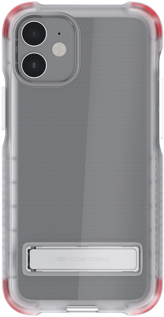 GHOSTEK COVERT CLEAR COMPATIBLE WITH IPHONE 12 MINI CASE SILICONE METAL KICKSTAND COMPATIBLE WITH MAG-SAFE AND WIRELESS CHARGING SLIM THIN GRIP PHONE CASES FOR 2020 IPHONE12 MINI 5G (5.4 INCH) (CLEAR), GHOCAS2587
