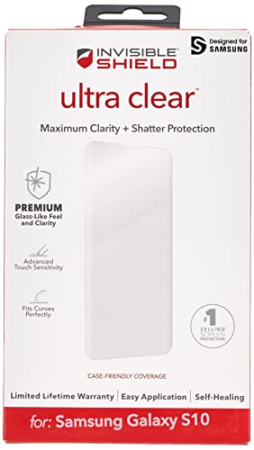 Zagg Invisible Shield Ultra Clear - Military Grade Film Screen Protector - Made For Samsung Gs10 - Case Friendly