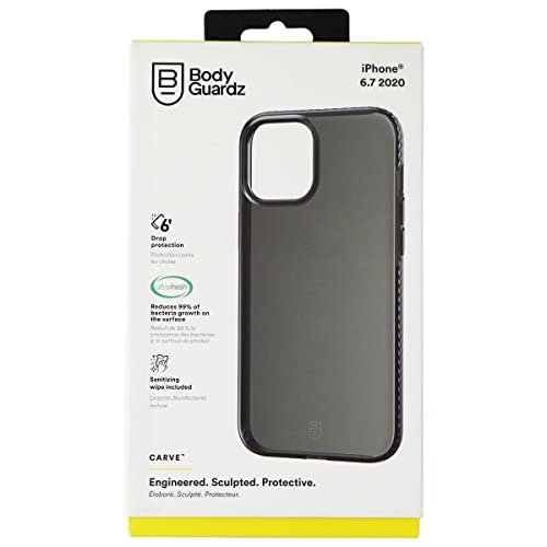 Bodyguardz Ace Pro, Impact Resistant Case Compatible With The Iphone 12 Pro Max (Smoke/Black)