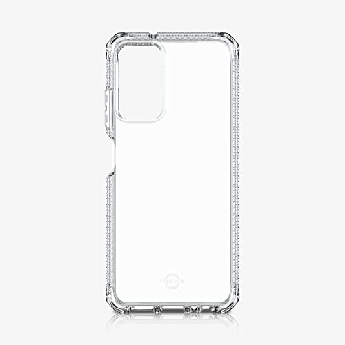 Itskins Spectrum // Clear Protective Phone Case Compatible With Galaxy A03s, Slim Hybrid Case, Anti-Yellowing, And Heavy Duty Shockproof Cover, Military Phone Case - Transparent
