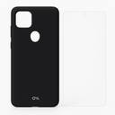Case-Mate - Protection Pack - Tough Black Case & Screen Protector For Motorola One 5g Ace - 10 Ft Drop Protection - 6.7 Inch - Black