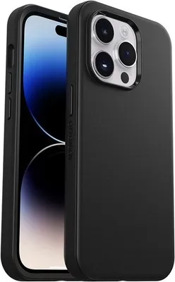 Otterbox Iphone 14 Pro (Only) Symmetry Series Case - Black, Ultra-Sleek, Wireless Charging Compatible, Raised Edges Protect Camera & Screen