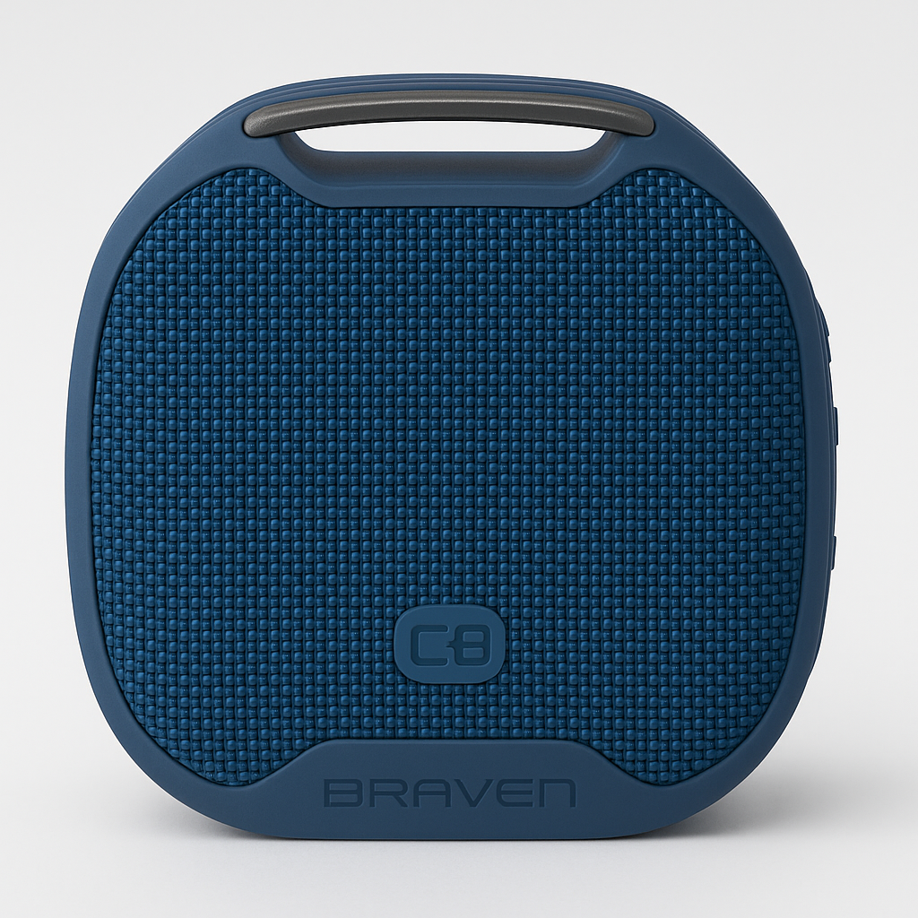 Braven Tap-In Brv-S Rugged Portable Bluetooth Speaker - Blue