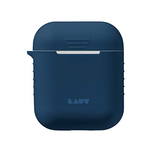 Laut - Pod For Airpods Charging Case | Slim Protective | Silicone Rubber | Easy Grip | Anti-Scratch (Ocean (Blue))