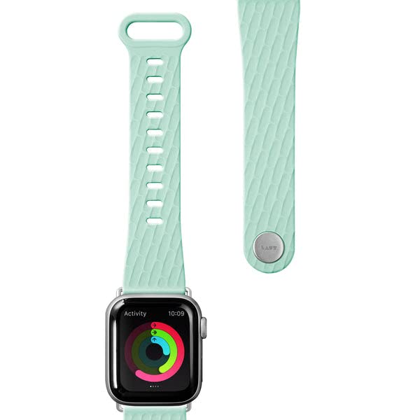 Laut - Active 2.0 Sport Watch Strap Compatible With Apple Watch Series 1-8 & Se & Ultra (38mm / 40mm / 41mm) - Mint