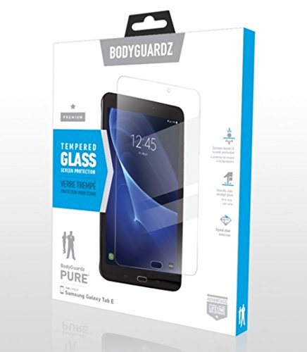 Bodyguardz Pure Samsung Glass Screen Protector Clear - Galaxy Tab E