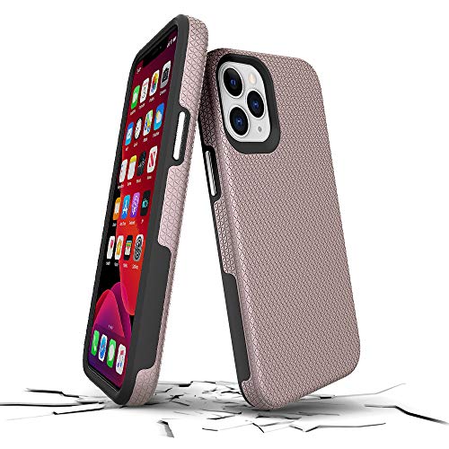Prodigee Rockee Rose|Iphone 12 / Iphone 12 Pro Case | Military Grade Drop Tested | Dual Layer Protection | Scratch Resistant | Shockproof | Slim| 6.1 Inch
