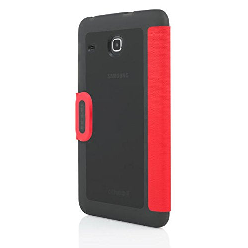 Incipio Galaxy Tab E Clarion Translucent Protective Folio (Red/Black)