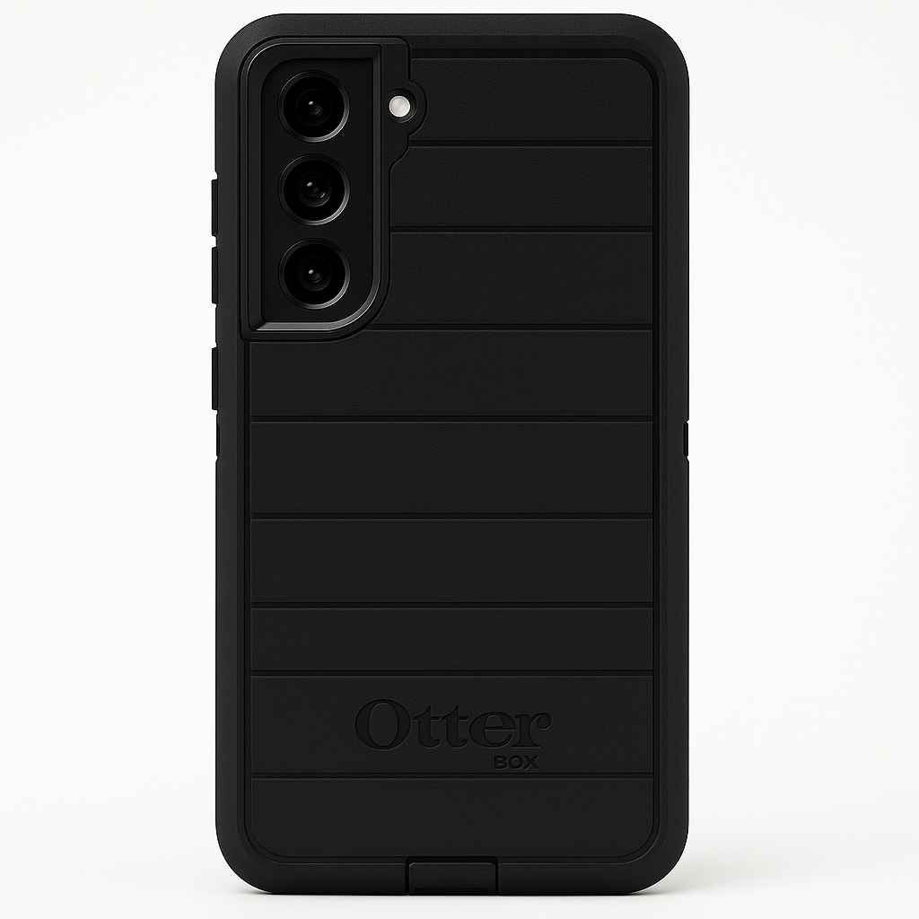 Otterbox Defender Series Case For Samsung Galaxy S21 Fe 5g (Only) - Holster Clip Included - Microbial Defense Protection - Non-Retail Packaging - Black