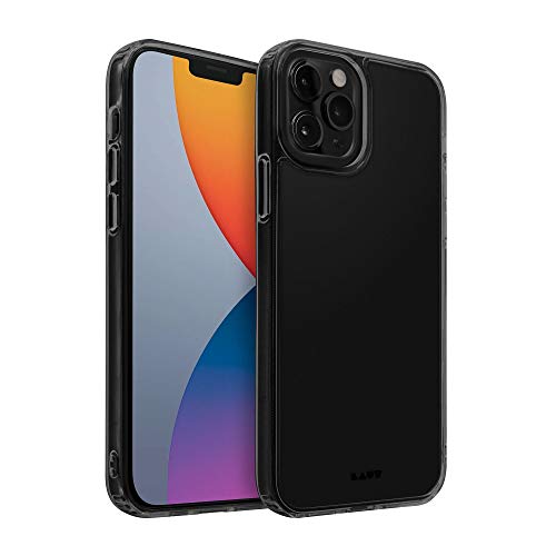 Laut - Crystal-X Case Compatible With Iphone 12 Pro Max | 13ft./4m Impact Protection | Crystal Clear Design | Scratch Resistant -Black Crystal