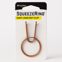 Nite Ize Squeezering, Easy Load Key Clip, Squeeze To Load Split Ring, Copper