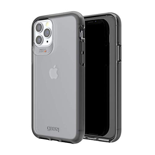 Gear4 Zagg Hampton Compatible With Iphone 11 Pro Case, Advanced Impact Protection, Integrated D3o Technology, Anti-Yellowing, Protective Phone Cover - Dark Charcoal, Grey, 37033