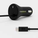 Puregear Car Charger Usb-C 15w / 3a - Black - New In Box