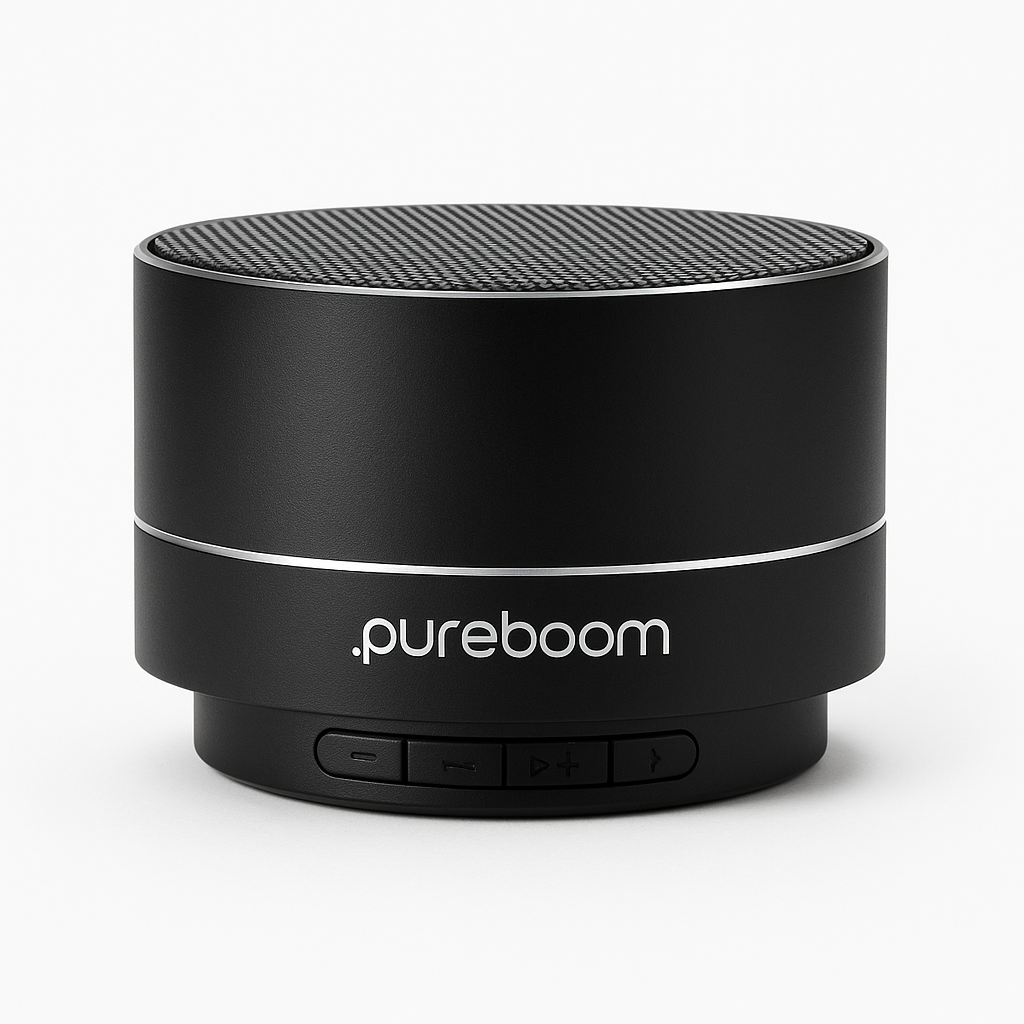 Puregear Pureboom Bluetooth Portable Speaker, Built-In Mic, Hd Stereo Sound Wireless Mini Speaker For Iphone/Ipad/Android Phones: Samsung Galaxy/Laptops/Tablets And More Bluetooth Devices