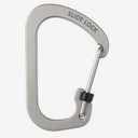 Nite Ize Size #3 Slidelock Carabiner, Locking Carabiner Keychain, Stainless Steel