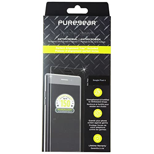 Puregear Steel 360 Series Tempered Glass With Alignment Tray For Google Pixel 6
