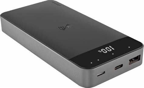UBIO LABS ASPECT 10,000 MAH UNIVERSAL WIRELESS POWER BANK – BLACK