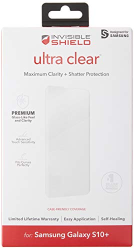 Zagg Invisible Shield Ultra Clear - Military Grade Film Screen Protector - Made For Samsung Gs10+ - Case Friendly
