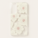 Kate Spade New York Samsung Galaxy S22 Protective Hardshell Phone Case - Hollyhock Floral With Stones