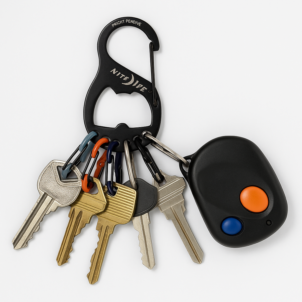Key Rack + Black Nite Ize Krb-03-01