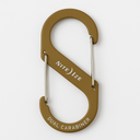 Nite Ize S-Biner Size #2 Dual Carabiner, Strong Glass-Filled Nylon Plastic, Coyote