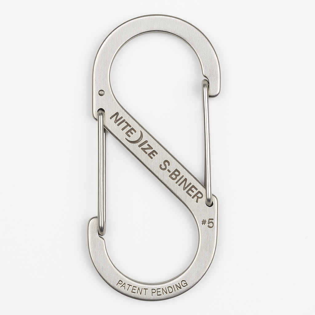 Nite Ize Sb5-03-11 Size-5 S-Biner Dual Carabiner, Stainless-Steel