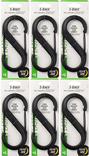 Carabiner, 1-9/53 In., Glass Filled Nylon