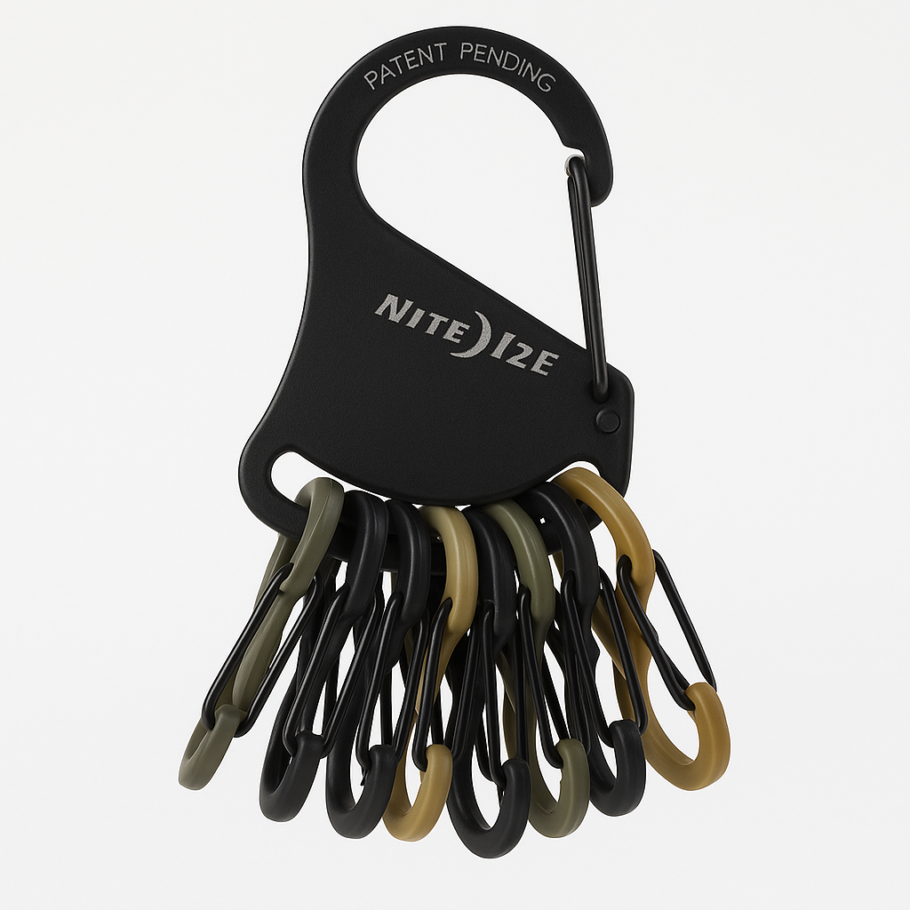 Nite Ize Keyrack S-Biner Black/Camo