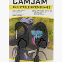 Nite Ize Camjam Adjustable Micro Bungee Cord, Mini Bungee Cord With Camjam Carabiner Ends + Adjustable Length 3.5" - 14"