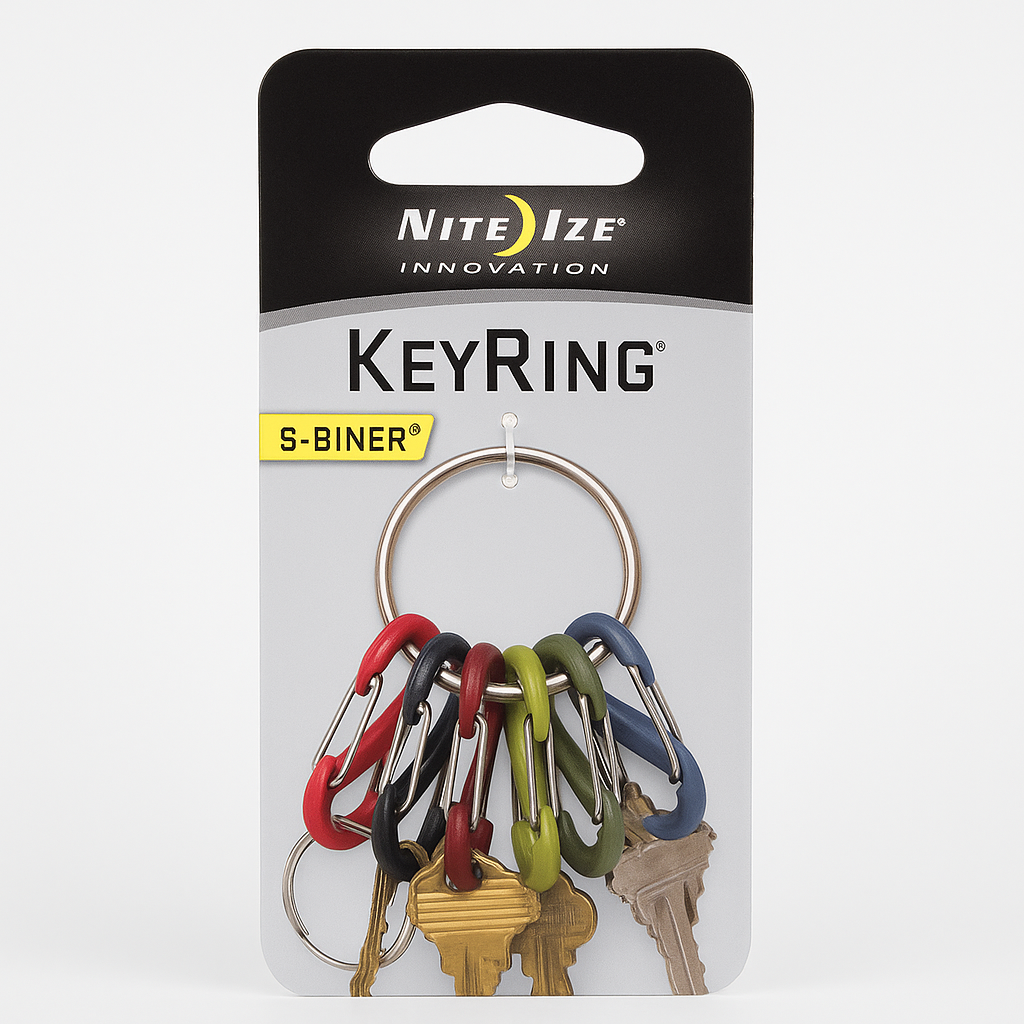 Nite Ize Krg-03-11 S-Biner Key Ring, Stainless