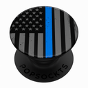 Thin Blue Line Flag Popsockets Popgrip: Swappable Grip For Phones & Tablets