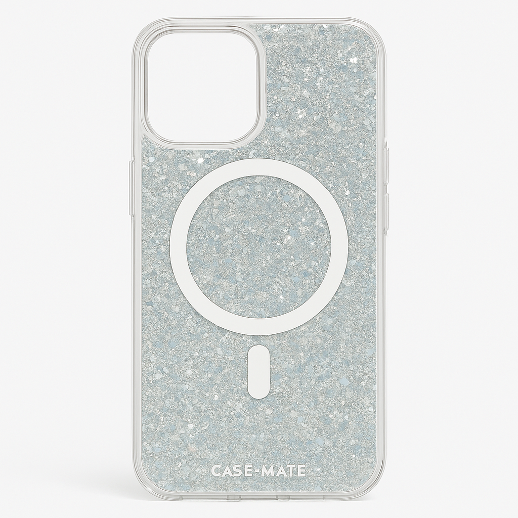 Case-Mate Twinkle Case With Magsafe For Iphone 13 Pro Max, With Up To 3m Protection - Stardust (Silver).