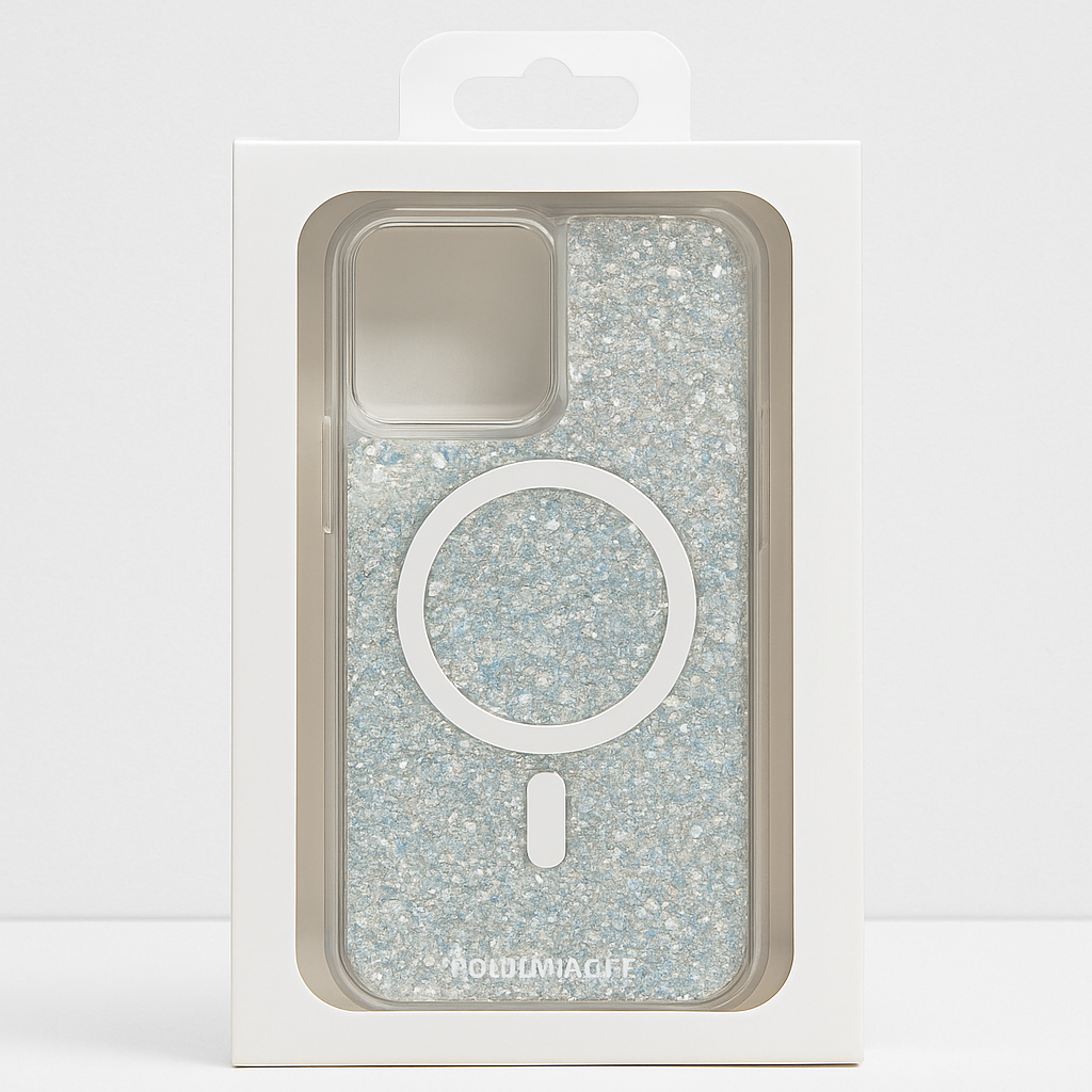 Case-Mate Twinkle Case With Magsafe For Iphone 13 Pro Max, With Up To 3m Protection - Stardust (Silver).