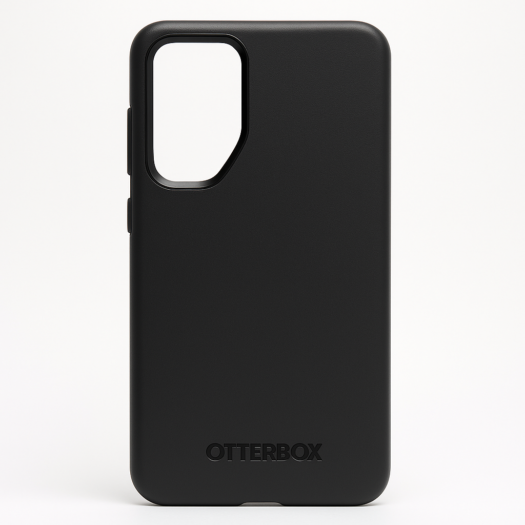Otterbox Galaxy S23+ Symmetry Series Case - Black, Ultra-Sleek, Wireless Charging Compatible, Raised Edges Protect Camera & Screen