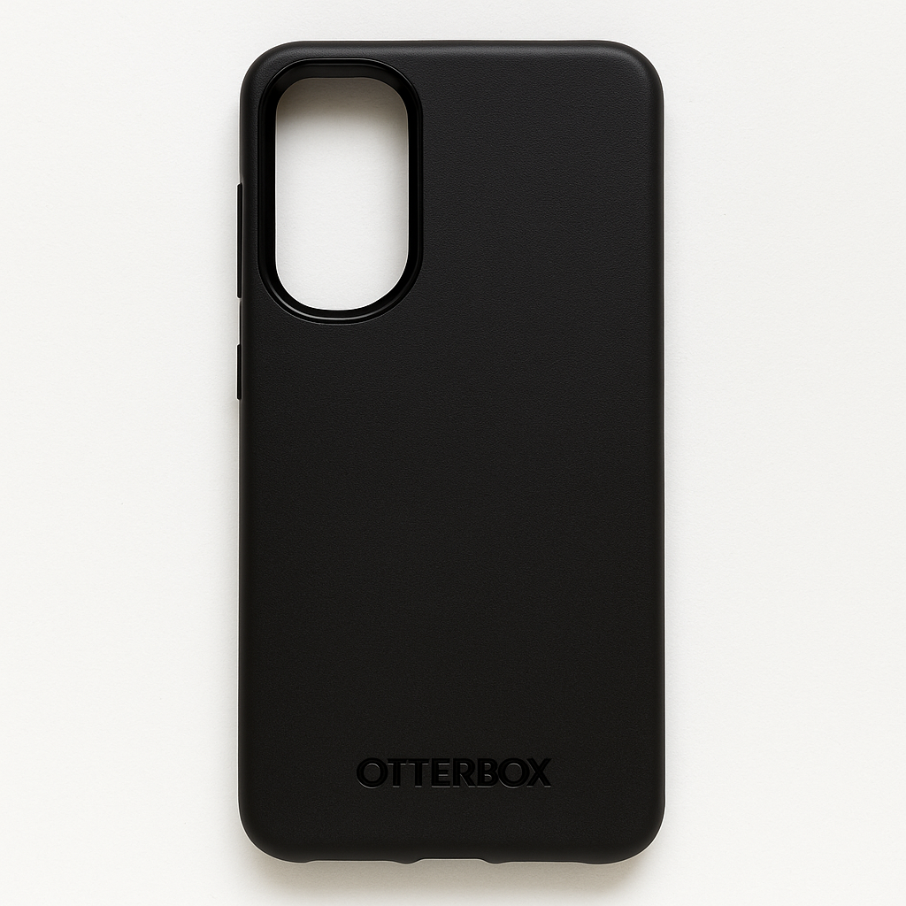 Otterbox Galaxy S23 Symmetry Series Case - Black, Ultra-Sleek, Wireless Charging Compatible, Raised Edges Protect Camera & Screen