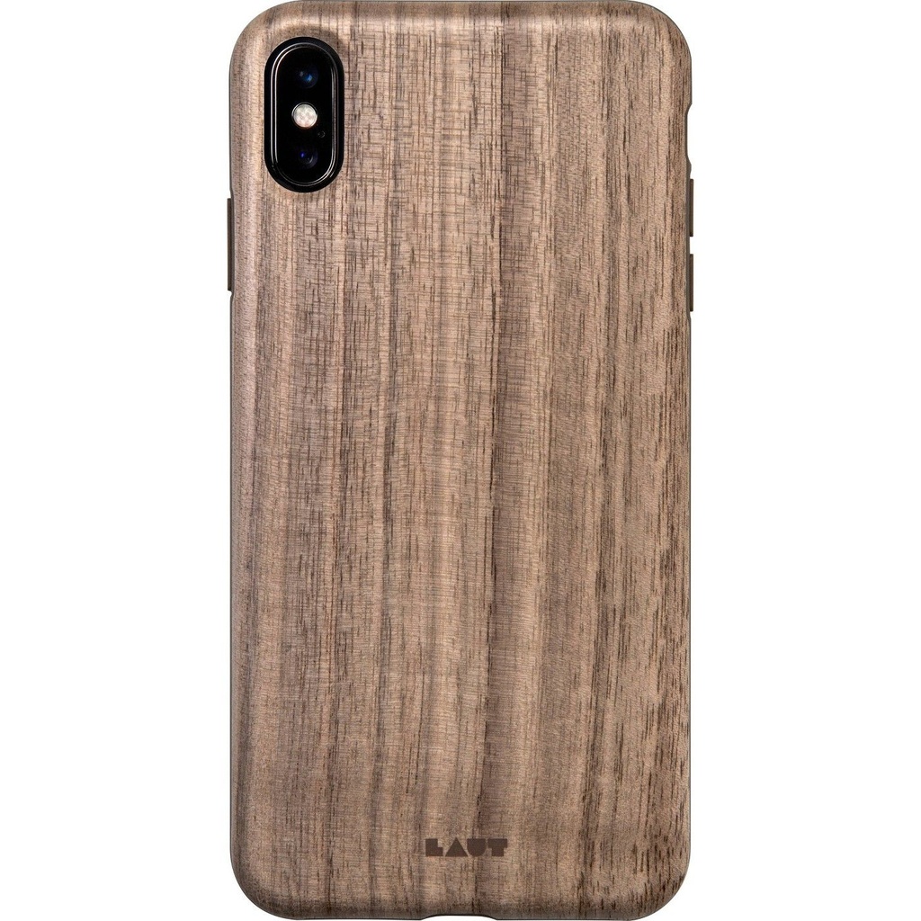Laut - Pinnacle For Iphone Xs Max | Ultra Slim & Sleek | Natural Wood | Lightweight (Walnut)