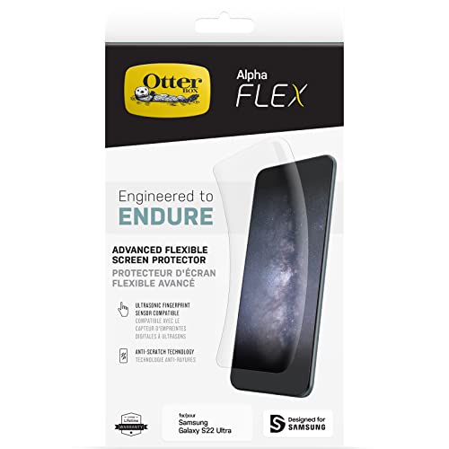 Otterbox Alpha Flex Screen Protector For Galaxy S22 Ultra - Clear (Gen 2)