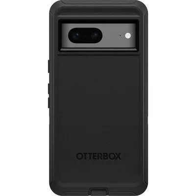 Otterbox Google Pixel 7 Defender Series Case - Black, Rugged & Durable, With Port Protection, Includes Holster Clip Kickstand