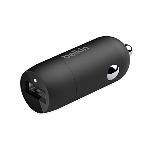 Belkin Usb-C Fast Car Charger 20w-Black (Iphone Fast Charger Compatible With Iphone 12 Pro Max/12/12 Pro/ 12 Mini, Samsung Galaxy S20, S20+, S20 Ultra, Note20, Google Pixel And More) (Cca003bt)